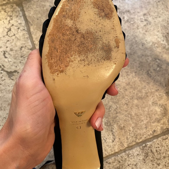 Emporio Armani satin d’orsay heels - Picture 4 of 4